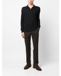 Brioni Waffle Texture Knitted Polo Shirt