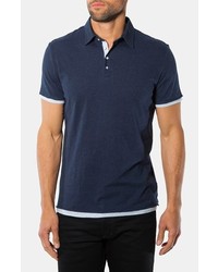7 Diamonds Ultimate Polo Oxford Blue Large, $79 | Nordstrom | Lookastic