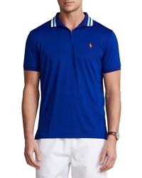 Polo Ralph Lauren Airflow Recycled Polyester Knit Polo In Active Royal At Nordstrom