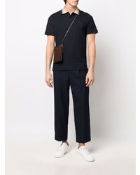 Sandro Baseball Contrasting Collar Polo Shirt