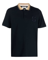 Sandro Baseball Contrasting Collar Polo Shirt
