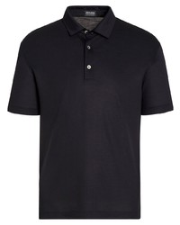 Zegna Basic Short Sleeved Polo Shirt