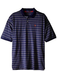U.S. Polo Assn. Big Tall Slim Fit Interlock Striped Polo Shirt