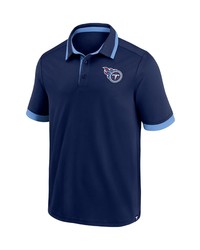 FANATICS Branded Navy Tennessee Titans Tipped Polo At Nordstrom