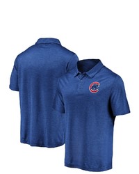 FANATICS Branded Royal Chicago Cubs Iconic Striated Primary Logo Polo