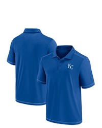FANATICS Branded Royal Kansas City Royals Primary Team Logo Polo
