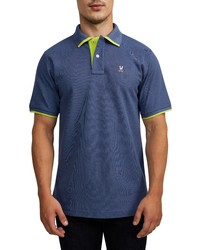 Psycho Bunny Broadwick Tipped Pique Polo