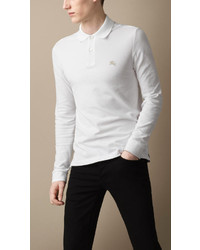Burberry Long Sleeve Polo Shirt