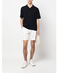 Closed Buttoned Short Sleeve Polo Shirt