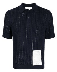 Ballantyne Cable Knit Polo Shirt
