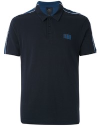 Armani Exchange Camisa Polo Regular Fit Em Dois Tons