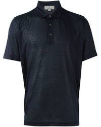 Canali Patterned Polo Shirt