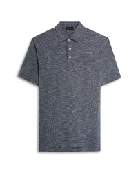 Bugatchi Comfort Cotton Polo In Navy At Nordstrom