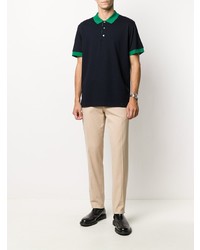 Brioni Contrast Detailed Polo Shirt