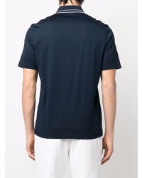 Salvatore Ferragamo Contrast Piped Polo Shirt