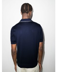 Brunello Cucinelli Contrast Piping Polo Shirt