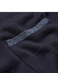 Boglioli Contrast Tipped Virgin Wool Polo Shirt