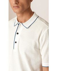 Burberry Contrast Tipping Cotton Piqu Polo Shirt
