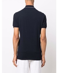 Brunello Cucinelli Contrast Trim Cotton Polo Shirt
