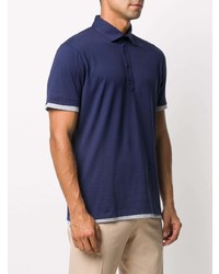 Brunello Cucinelli Contrast Trim Polo Shirt