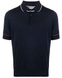 Brunello Cucinelli Contrast Trim Polo Shirt