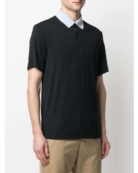 Theory Contrasting Collar Polo Shirt