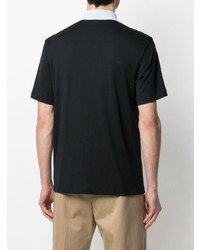 Theory Contrasting Collar Polo Shirt