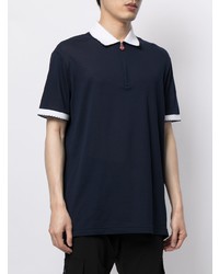 Kiton Contrasting Collar Polo Shirt