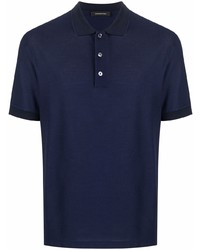 Ermenegildo Zegna Contrasting Collar Polo Shirt