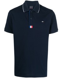 Paul & Shark Contrasting Stripe Polo Shirt