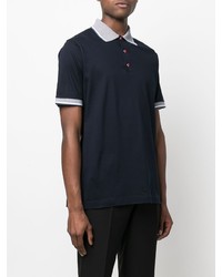 Kiton Contrasting Trim Detail Polo Shirt