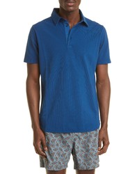 Loro Piana Cotton Pique Polo In Cobalt Ink At Nordstrom