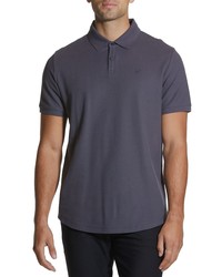 CUTS CLOTHING Cuts Prestige Curve Hem Polo In Cast Iron At Nordstrom