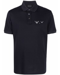 Emporio Armani Embroidered Logo Cotton Polo Shirt