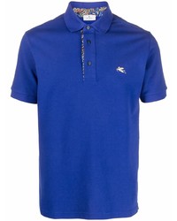 Etro Embroidered Logo Cotton Polo Shirt