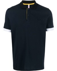 Sun 68 Embroidered Logo Cotton Polo Shirt