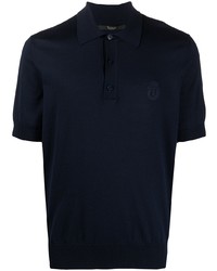 Billionaire Embroidered Logo Short Sleeve Polo Shirt
