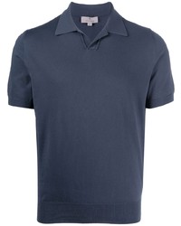 Canali Fine Knit Polo Shirt