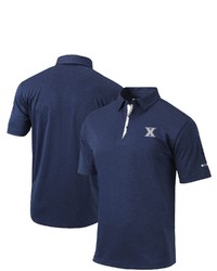 Columbia Golf Navy Xavier Musketeers Sand Save Omni Wick Polo