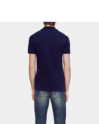 Gucci Stretch Cotton Piquet Polo With Patch Detail