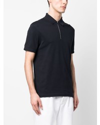 Tommy Hilfiger Half Zip Cotton Polo Shirt