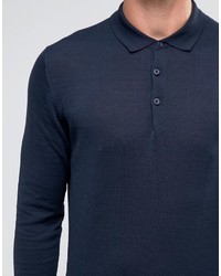 Selected Homme Long Sleeve Knitted Polo