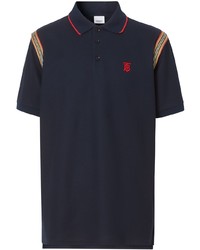 Burberry Icon Stripe Trim Polo Shirt