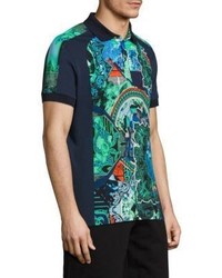 Versace Jeans Galactic Patterned Polo