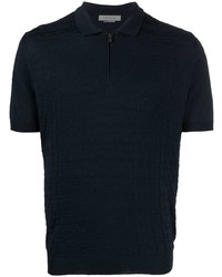 Corneliani Jersey Knit Zipped Polo Shirt