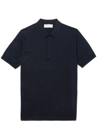 TOMORROWLAND Knitted Cotton And Silk Blend Polo Shirt