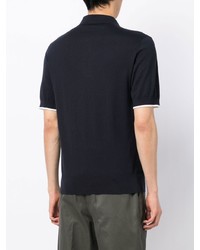 N.Peal Knitted Half Zip Polo Shirt