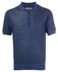 Corneliani Lace Cable Polo Shirt