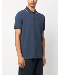 Moncler Logo Embossed Cotton Polo Shirt