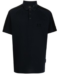 Armani Exchange Logo Embroidered Cotton Polo Shirt